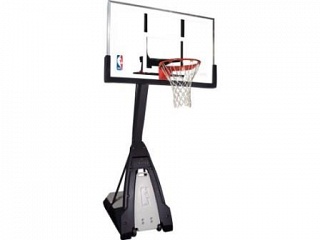Баскетбольная стойка мобильная, стекло Spalding NBA THE BEAST PORTABLE 60" арт. 74560CN