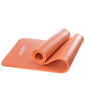 Коврик для йоги FM-301 NBR 183x58x1,5 см, оранжевый