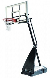 Баскетбольная стойка мобильная, стекло Spalding 54" Glass Hybrid Portable арт 71674CN