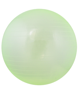 Мяч гимнастический GB-105 (65 см, прозрачный, зеленый)